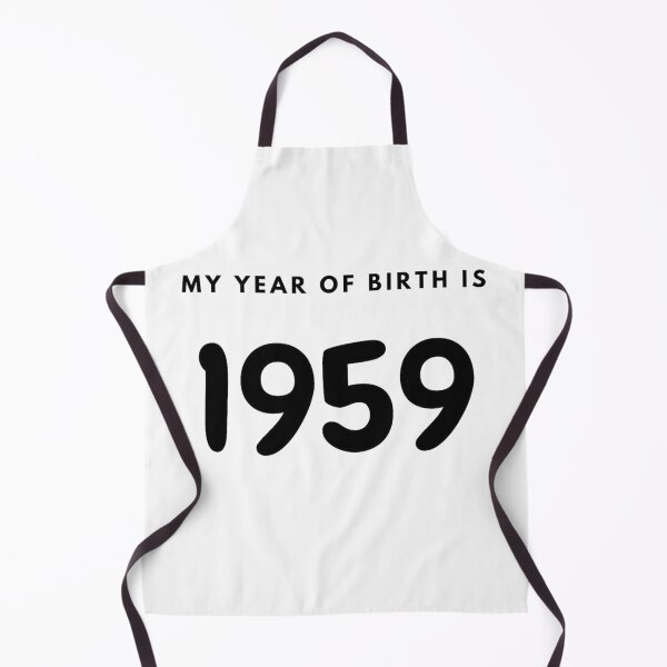 Item preview, My Year of Birth is 1959 designed and sold by LittleWorldShop.