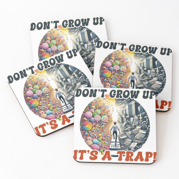 Item preview, Don't Grow Up - It's a Trap! Funny & Inspirational designed and sold by vogocom.