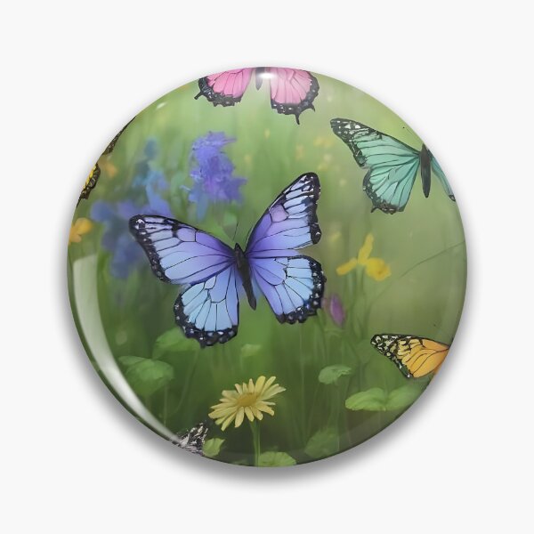 Item preview, Colorful butterflies in garden designed and sold by perlphoto.