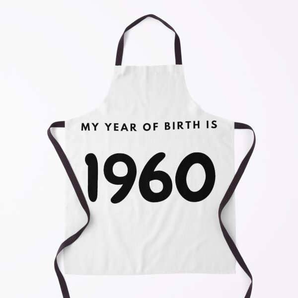 Item preview, My Year of Birth is 1960 designed and sold by LittleWorldShop.