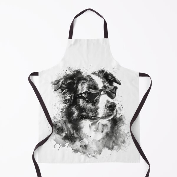 Item preview, Cool Sunglasses Dog B&W  designed and sold by ChromiaTechArt.