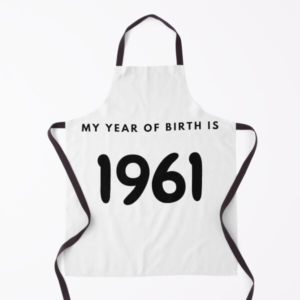 Item preview, My Year of Birth is 1961 designed and sold by LittleWorldShop.