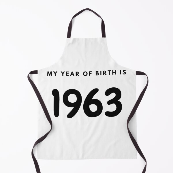 Item preview, My Year of Birth is 1963 designed and sold by LittleWorldShop.