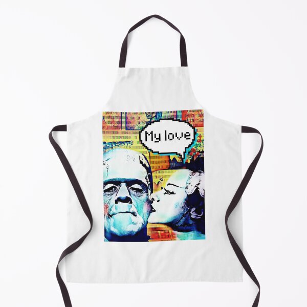 Item preview, Frankenstein and Bride monster love - Frankenstein and bride designed and sold by bert-enevie.