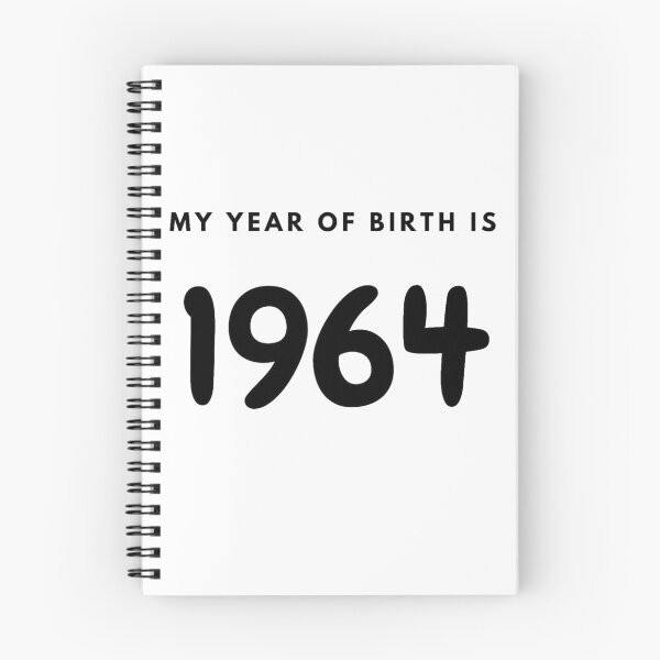 Item preview, My Year of Birth is 1964 designed and sold by LittleWorldShop.