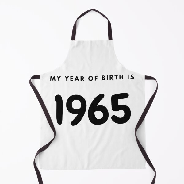Item preview, My Year of Birth is 1965 designed and sold by LittleWorldShop.