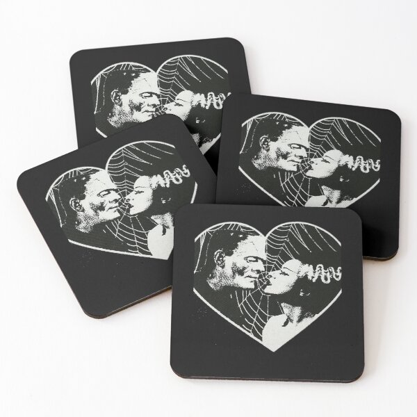 Item preview, Frankenstien and Bride of Frankenstein in Love - Frankenstein and bride   designed and sold by bert-enevie.