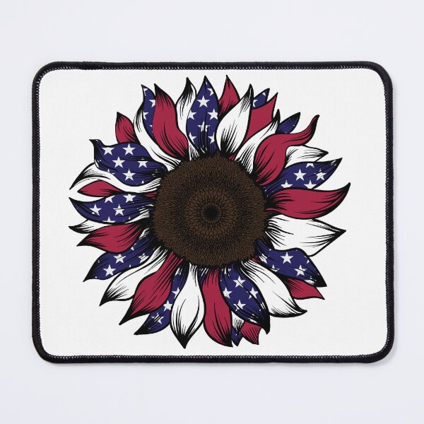 Item preview, US Flag Sunflower designed and sold by svgbyartchili.