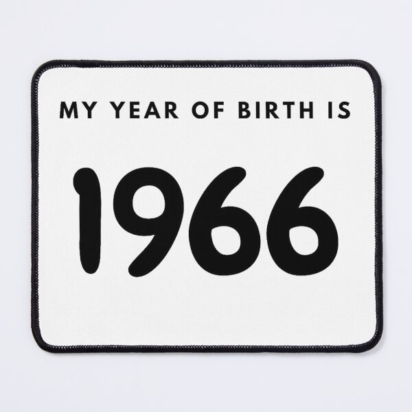 Item preview, My Year of Birth is 1966 designed and sold by LittleWorldShop.