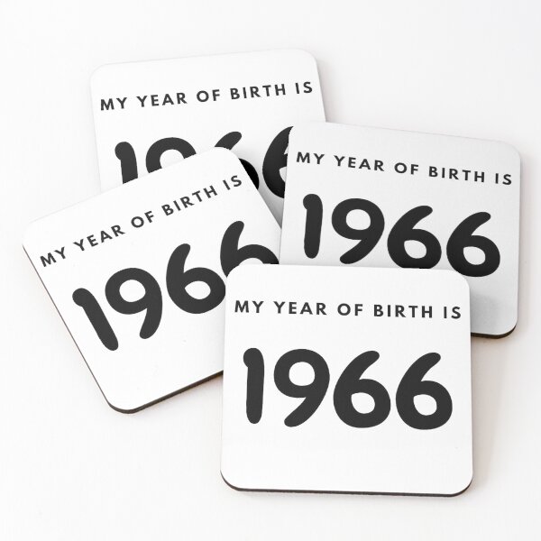 Item preview, My Year of Birth is 1966 designed and sold by LittleWorldShop.