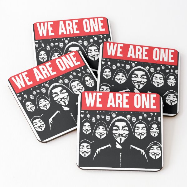 Item preview, We Are One, Guy Fawkes Mask Anonymous designed and sold by MrTempletons.