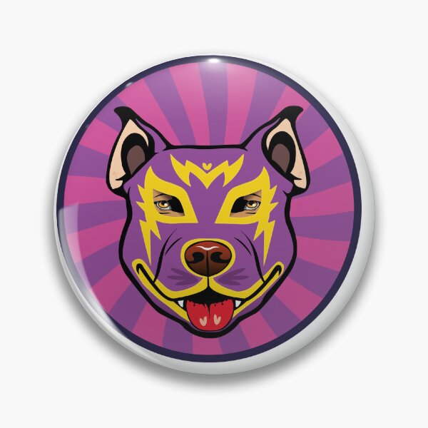 Item preview, purple fighting pitbull designed and sold by ArtisticVsion.