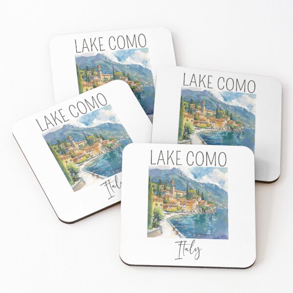 Item preview, Watercolor Design of Lake Como - Italy designed and sold by Sketch-Shack.