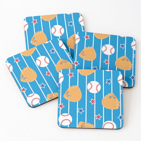 Item preview, Baseball Pinstripe Blue Kids Sports designed and sold by SamAnnDesigns.