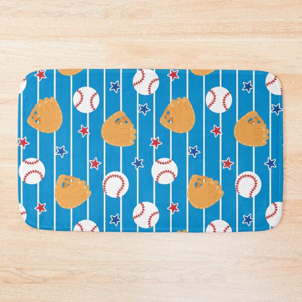 Item preview, Baseball Pinstripe Blue Kids Sports designed and sold by SamAnnDesigns.