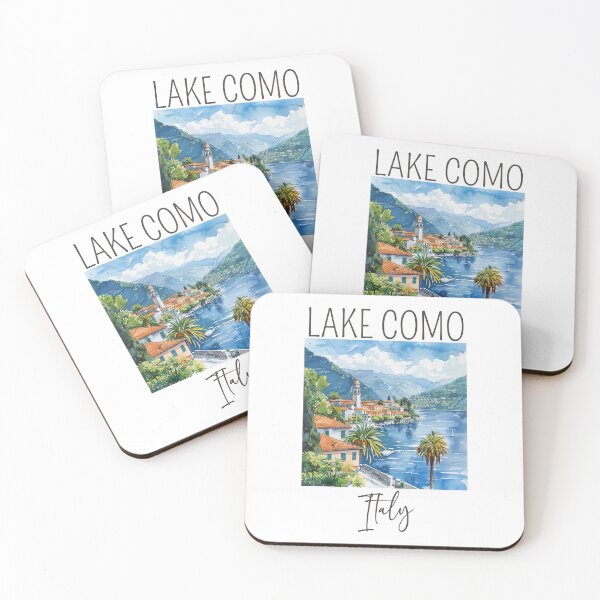 Item preview, Watercolor Design of Lake Como - Italy designed and sold by Sketch-Shack.