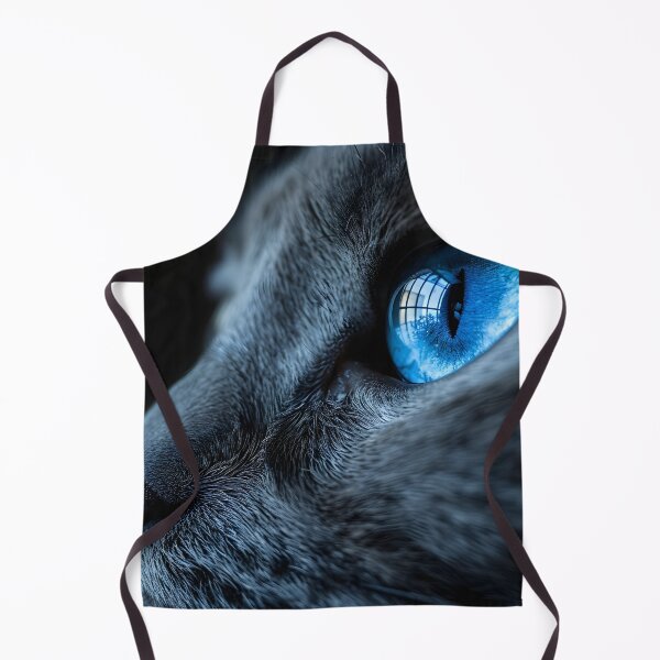 Item preview, ojos azules cat closeup print designed and sold by dcrc.