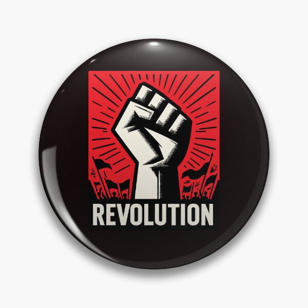 Item preview, Revolution fist design designed and sold by MrTempletons.