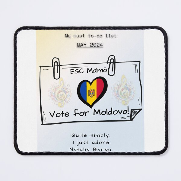 Item preview, EUROVISION SONG CONTEST 2024, VOTE FOR MOLDOVA designed and sold by CreativeBizarre.