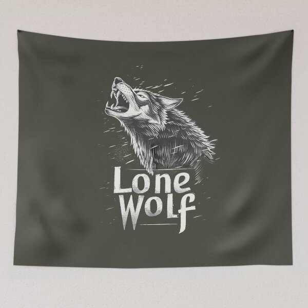 Item preview, Eloquent Howl of the Lone Wolf designed and sold by RuyaFab.