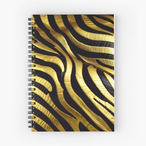 Item preview, Abstract Golden Zebra Skin Pattern designed and sold by TheArtOfPat.