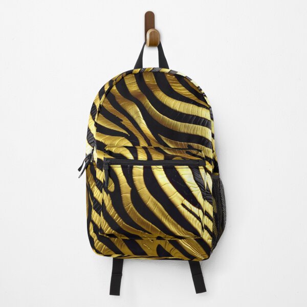 Item preview, Abstract Golden Zebra Skin Pattern designed and sold by TheArtOfPat.