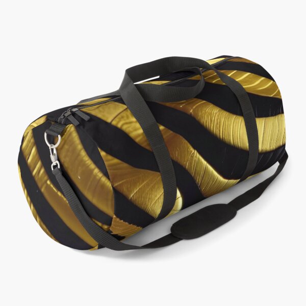 Item preview, Abstract Golden Zebra Skin Pattern designed and sold by TheArtOfPat.