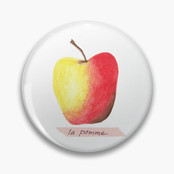 Item preview, Learn French - la pomme designed and sold by LunaMothDesigns.