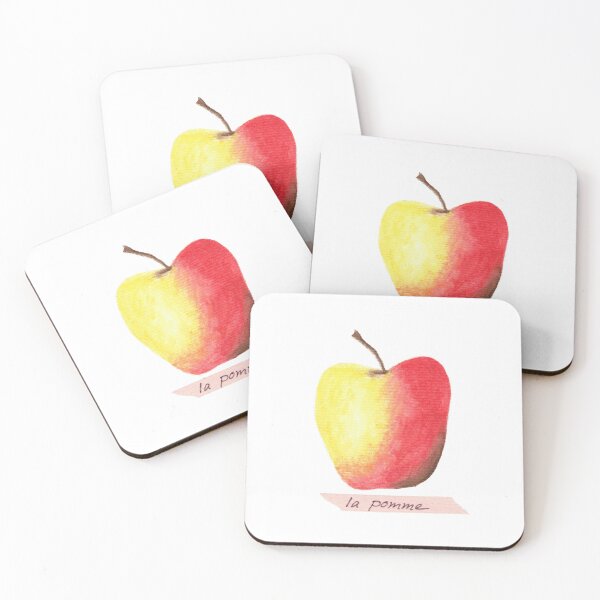 Item preview, Learn French - la pomme designed and sold by LunaMothDesigns.