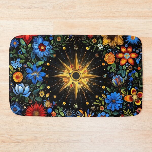 Item preview, Colorful botanical cosmos print designed and sold by dcrc.