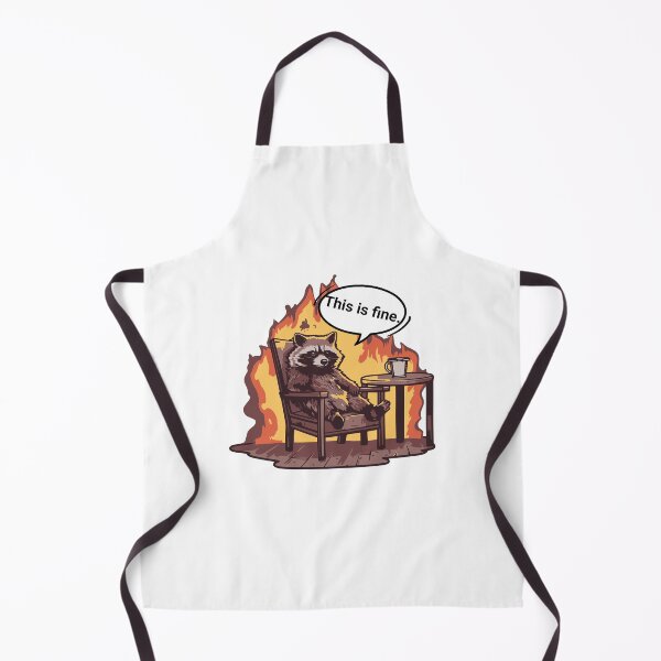 Item preview, Raccoon This is fine meme  designed and sold by GalaxyExplorers.