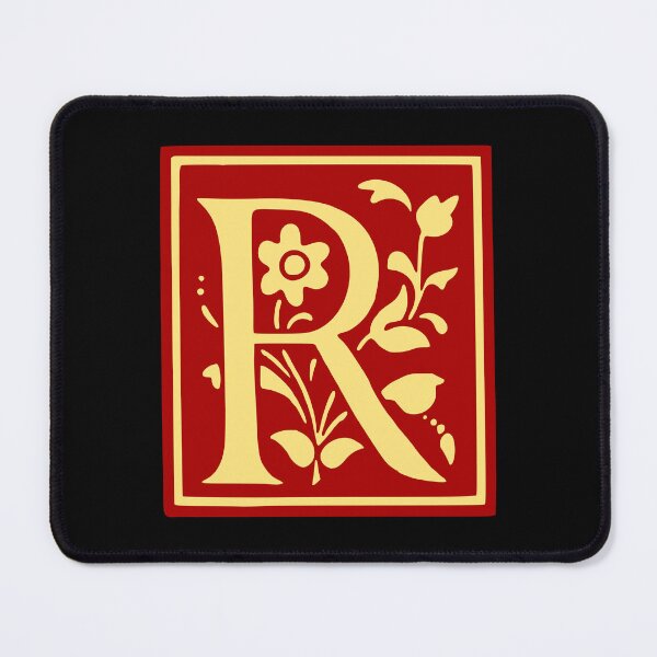Item preview, Vintage Letter R Monogram Initial Red and Yellow designed and sold by Jeallan Designs.