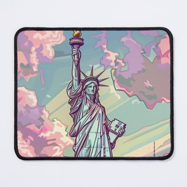 Item preview, The Statue of Liberty Under a Cloudy Sky in New York City designed and sold by -DEEWOLF-.
