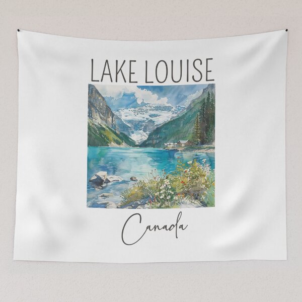 Item preview, Watercolor Design of Lake Louise - Canada designed and sold by Sketch-Shack.