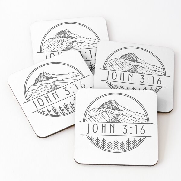 Item preview, John 3:16 Mountains  designed and sold by LambofLight.