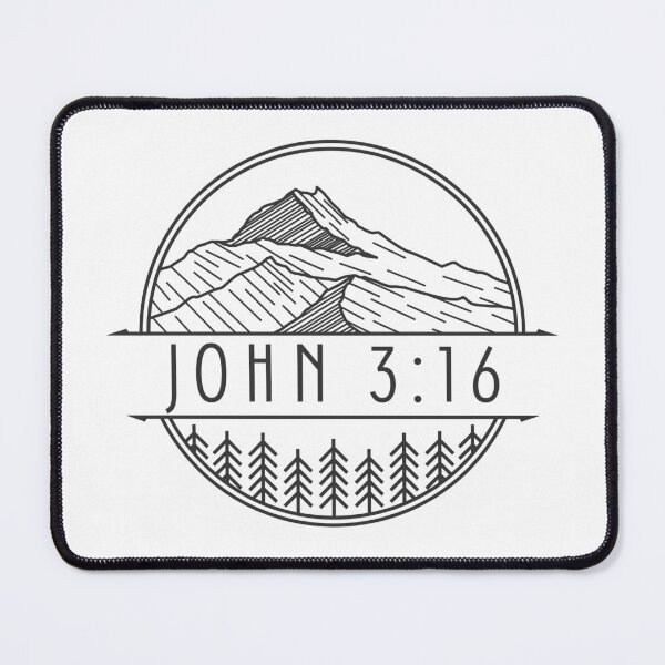 Item preview, John 3:16 Mountains  designed and sold by LambofLight.