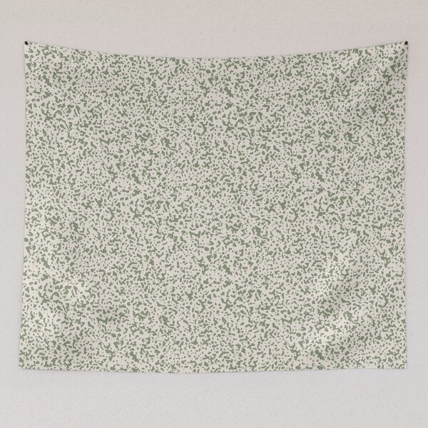 Item preview, Stippled Speckles - Artichoke Green on Eggshell designed and sold by Megs Lang.