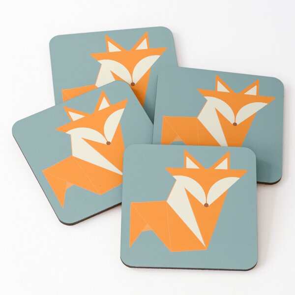 Item preview, Geometric Origami Orange Fox designed and sold by elpeeda7.
