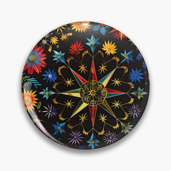Item preview, Colorful botanical cosmos print designed and sold by dcrc.