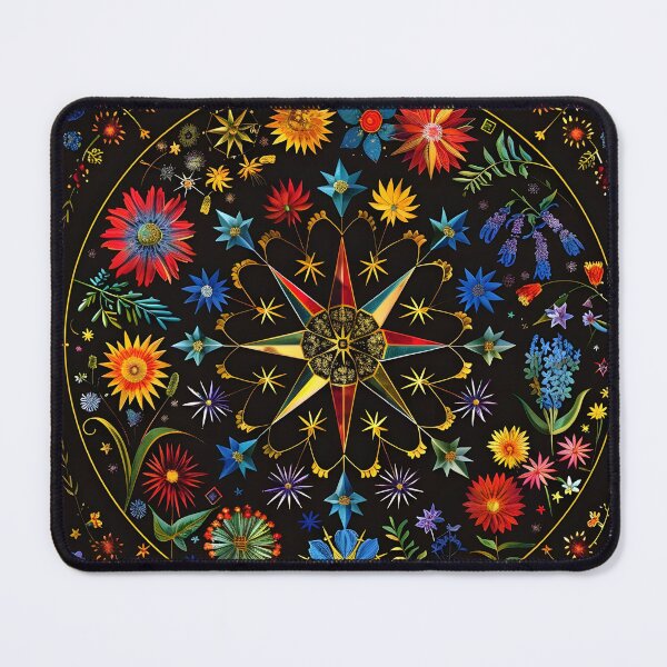 Item preview, Colorful botanical cosmos print designed and sold by dcrc.