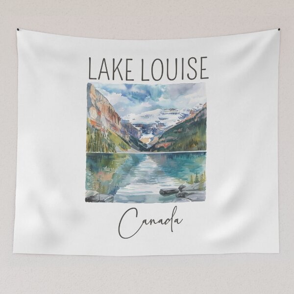 Item preview, Watercolor Design of Lake Louise - Canada designed and sold by Sketch-Shack.