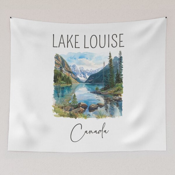 Item preview, Watercolor Design of Lake Louise - Canada designed and sold by Sketch-Shack.