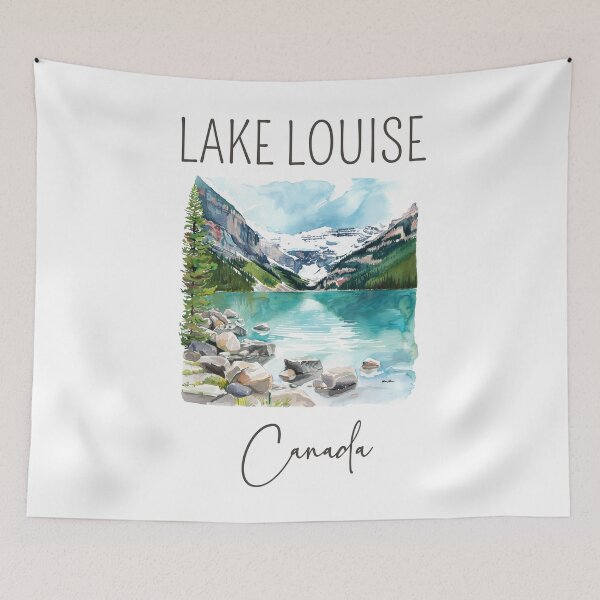 Item preview, Watercolor Design of Lake Louise - Canada designed and sold by Sketch-Shack.