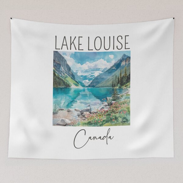 Item preview, Watercolor Design of Lake Louise - Canada designed and sold by Sketch-Shack.