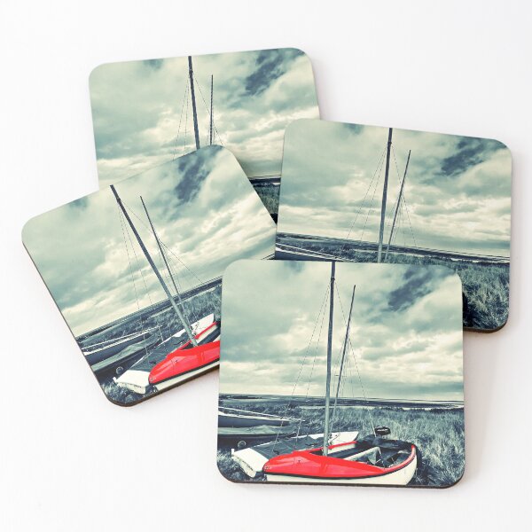 Item preview, The Red Boat on Stiffkey Marsh designed and sold by MorstonPhoto.