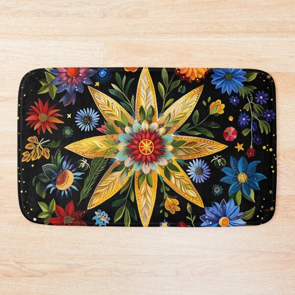 Item preview, colorful botanical cosmos print designed and sold by dcrc.
