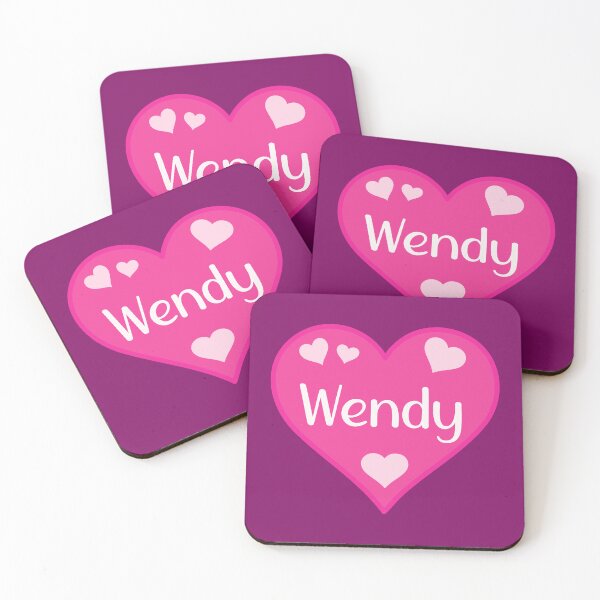 Item preview, Wendy Name Pink Heart  designed and sold by Jeallan Designs.