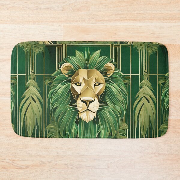 Item preview, Art Deco Jungle: A Luxurious Safari in Emerald & Gold designed and sold by Lorets-Designs.