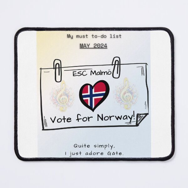 Item preview, EUROVISION SONG CONTEST 2024, VOTE FOR NORWAY designed and sold by CreativeBizarre.