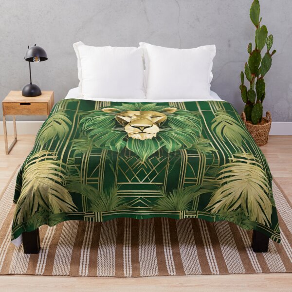 Item preview, Art Deco Jungle: A Luxurious Safari in Emerald & Gold designed and sold by Lorets-Designs.